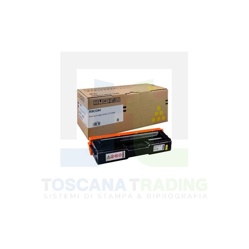 CARTUCCIA TONER ORIGINALE AFICIO SP C250/DN/E/SF/SFW/260 (407546) GIALLO