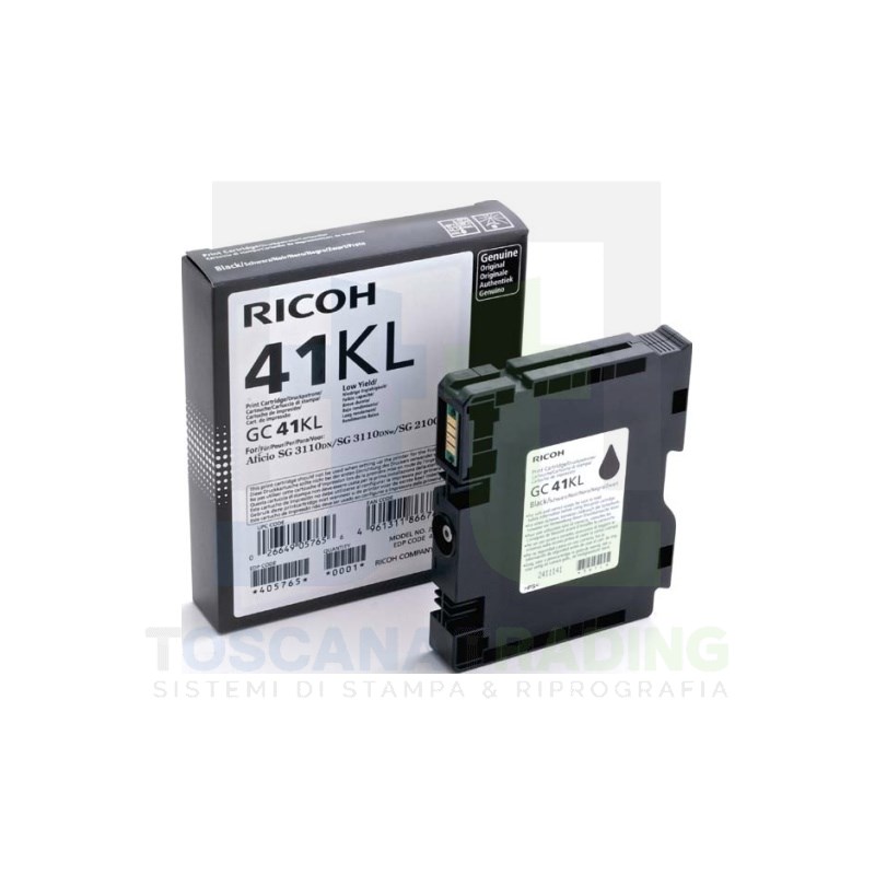 CARTUCCIA GEL ORIGINALE GC-41 SG2100N/3100SNW/3110DN/DNW/ SFNW/7100DN NERO LC (405765)