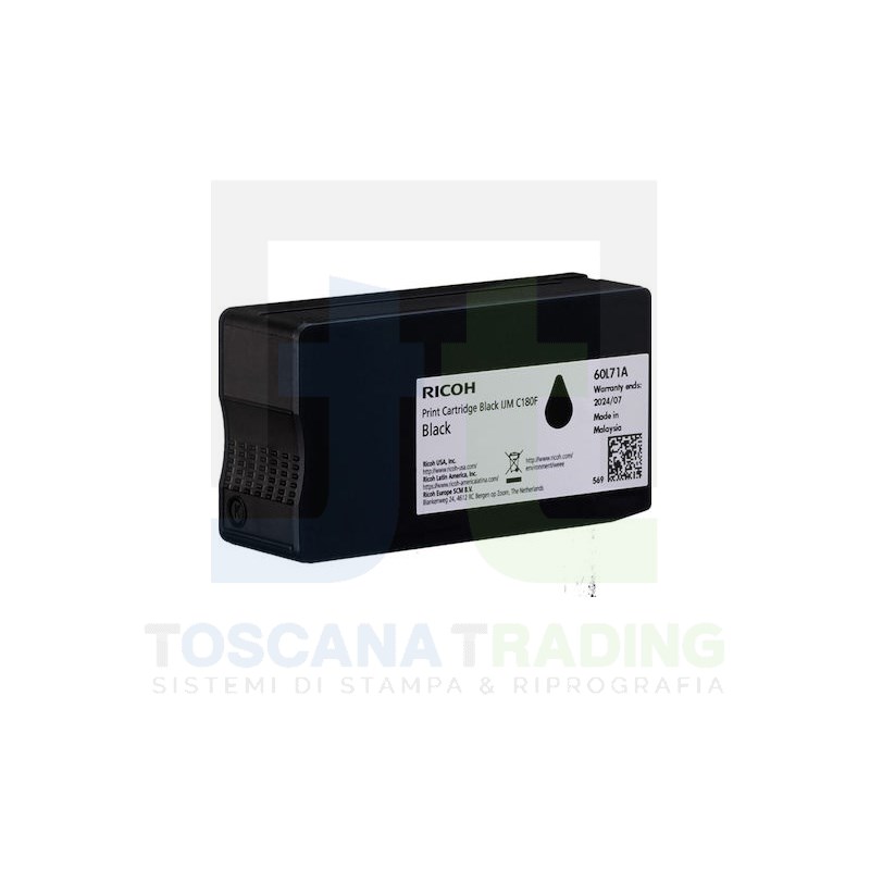 CARTUCCIA INKJET ORIGINALE 408517 / C180BK NERO